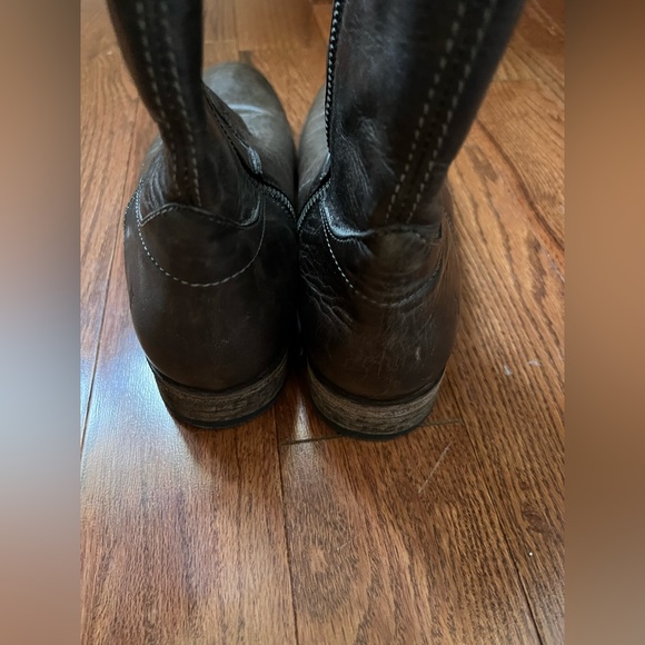 Frye leather ankle western boot - Picture 8 of 8